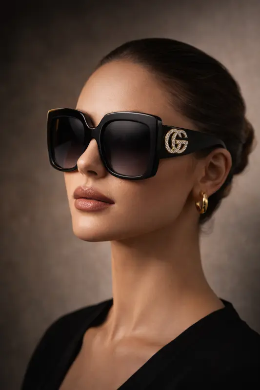 Luxury designer sunglasses selection